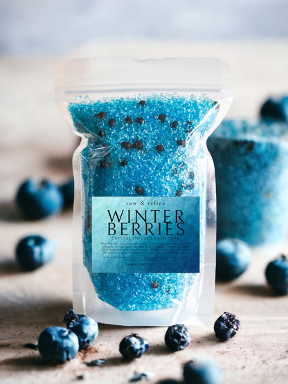 Winter Berries - Crystal Infused Bath Salts