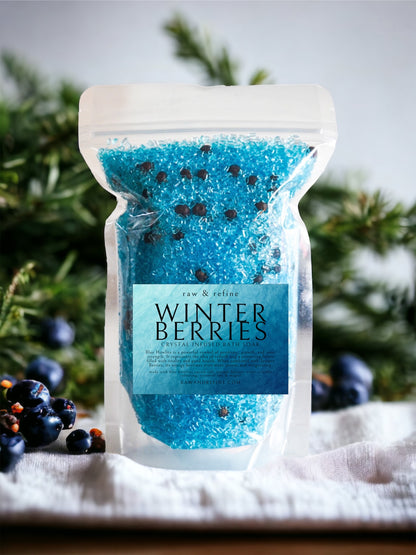 Winter Berries - Crystal Infused Bath Salts