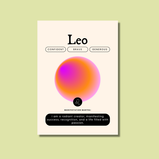 Leo Astrology Print