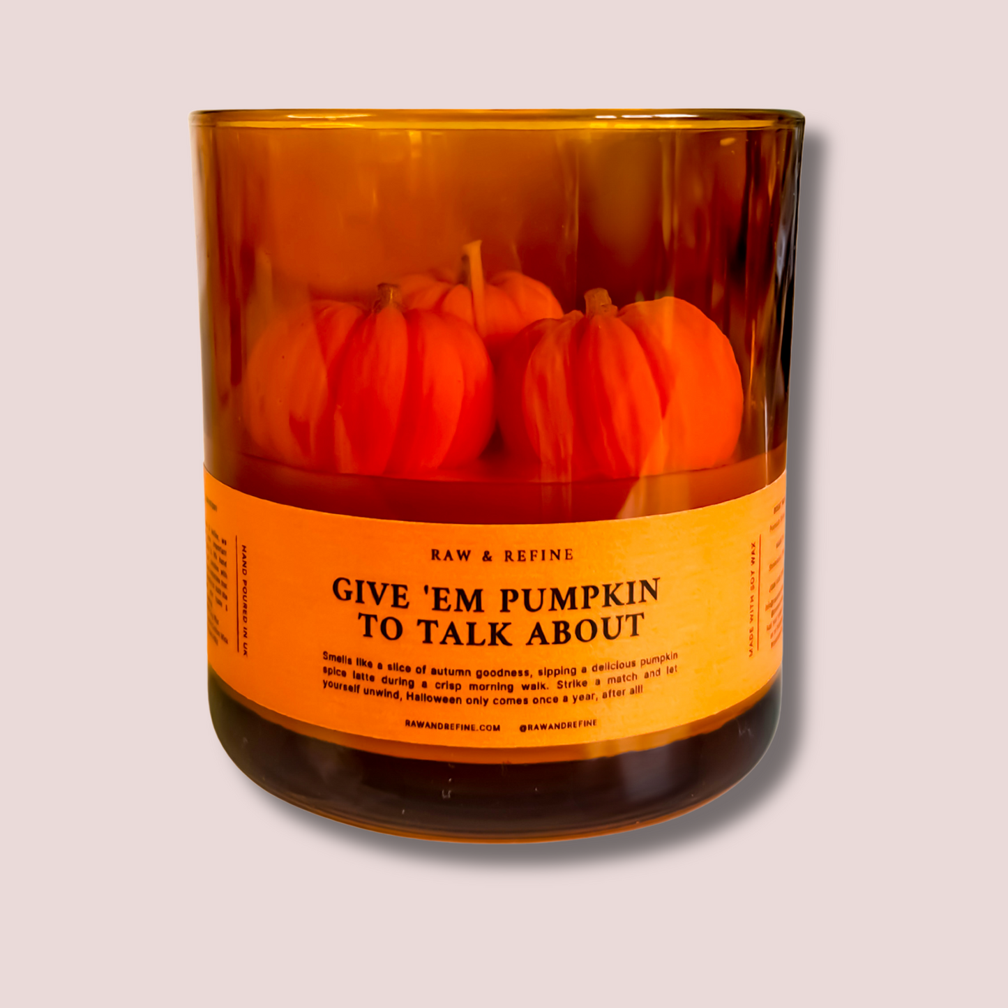 Give 'em Pumpkin To Talk About Candle