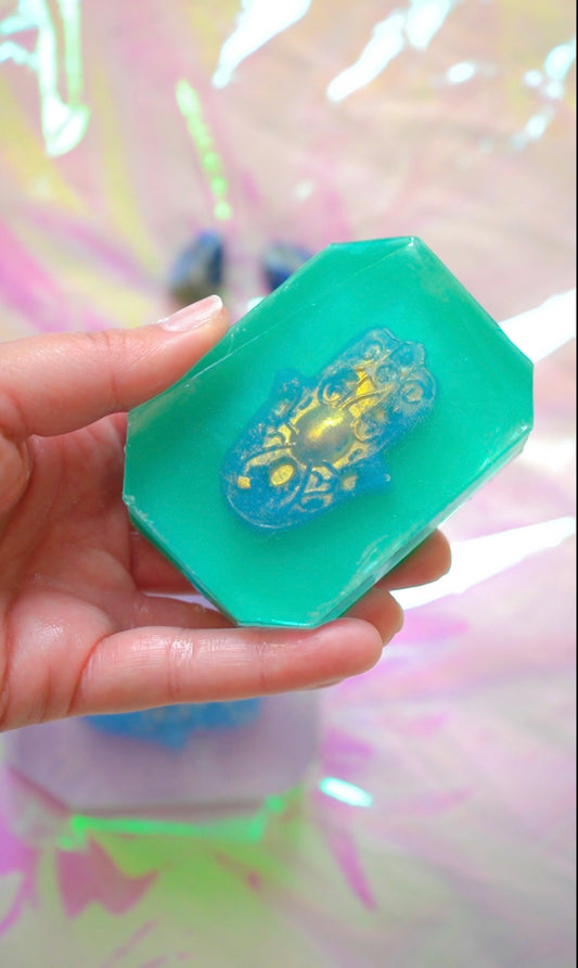 Hamsa Hand - 4oz Crystal Infused Soap