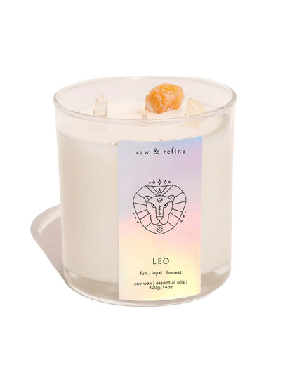 Zodiac Crystal Candles