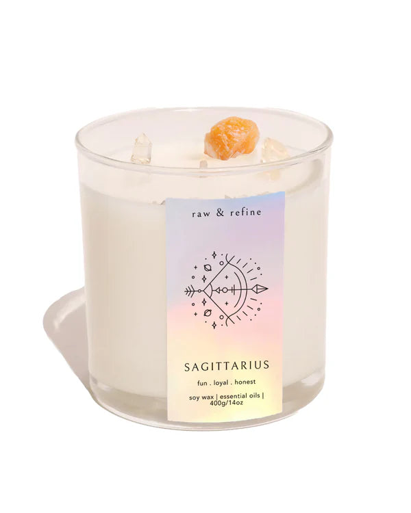 Zodiac Crystal Candles