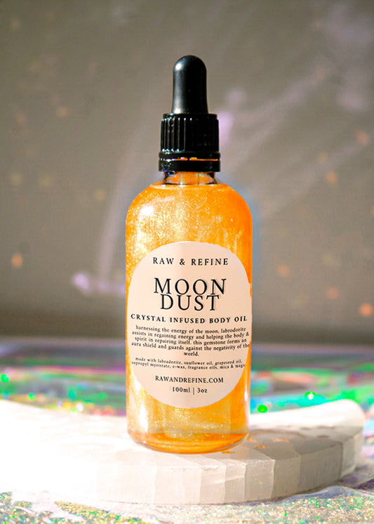 Moon Dust - 3oz Crystal Infused Body Oil